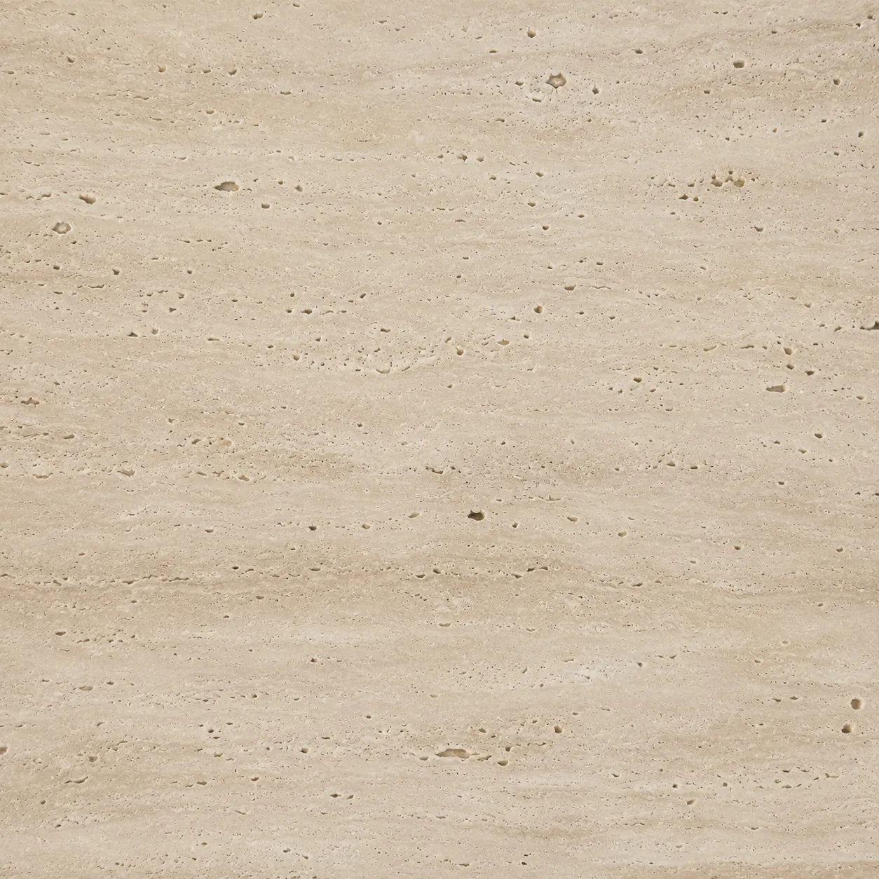 Beige Travertine Oval Dining Table