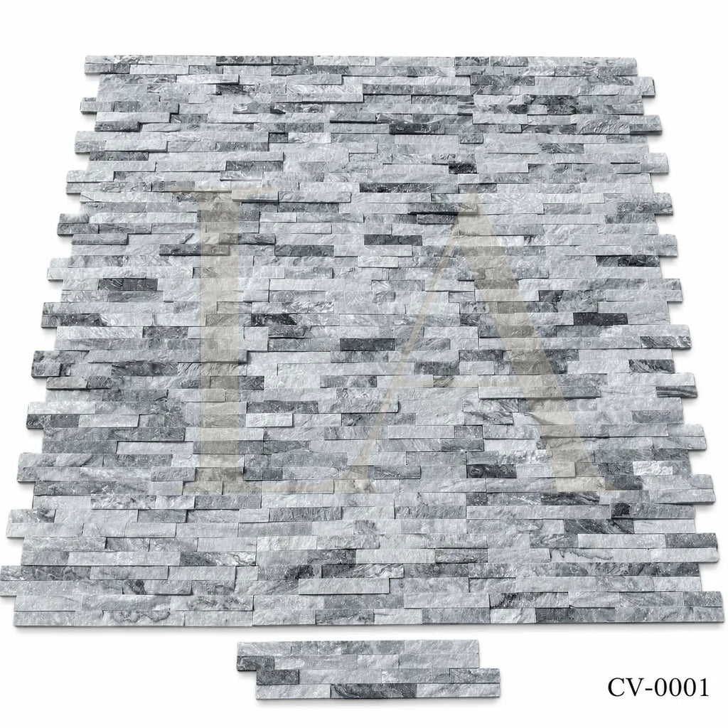 Grey Split Face Stone Veneer Panel