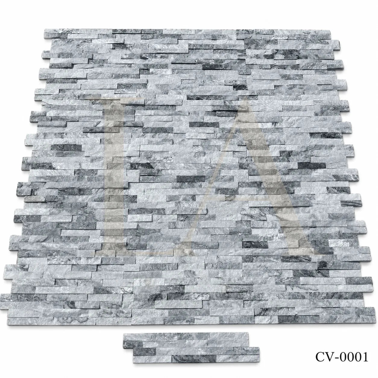Grey Split Face Stone Veneer Panel