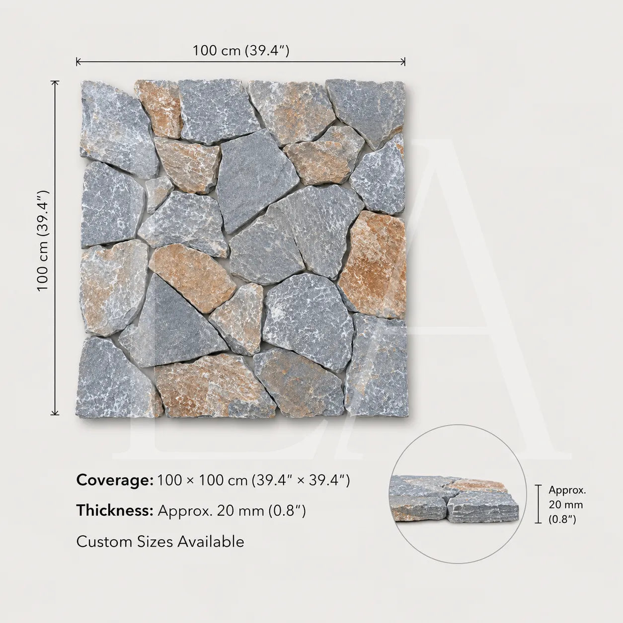 Rustic Natural Stone Veneer for Walls & Landscapes