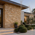 Natural Yellow Stacked Stone Wall Cladding