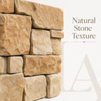 Natural Yellow Stacked Stone Wall Cladding