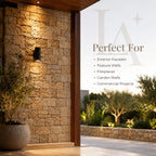 Natural Yellow Stacked Stone Wall Cladding