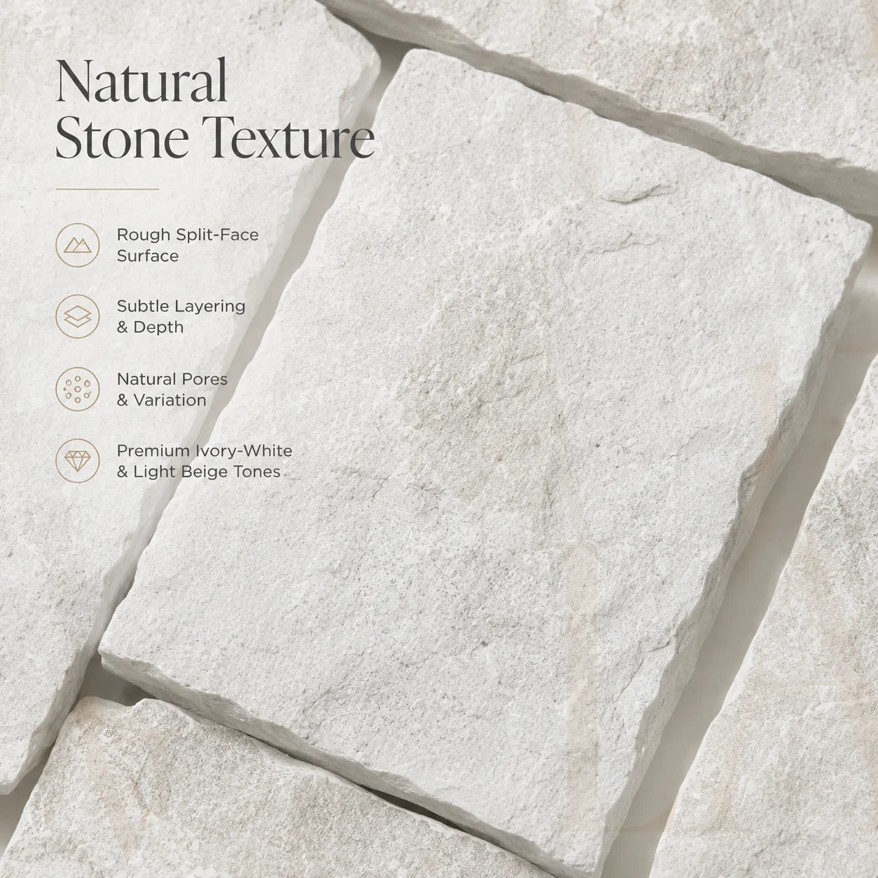 White Limestone Wall Cladding