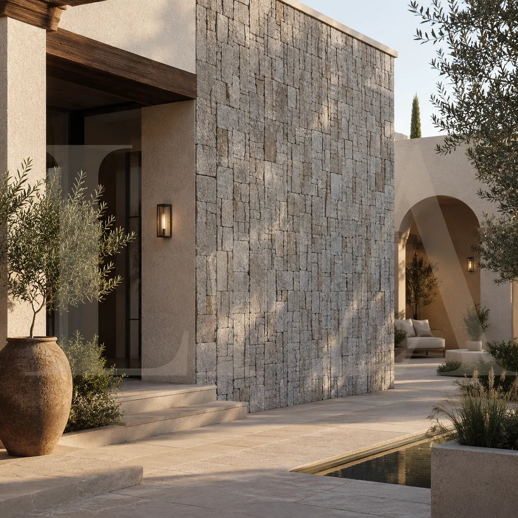 Grey Granite Stone Veneer Panel