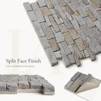Grey Granite Stone Veneer Panel