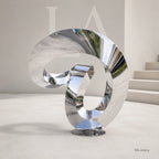Monumental Stainless Steel Abstract Sculpture