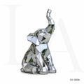 Abstract Stainless Steel Elephant Sculpture