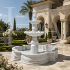 Classical White Marble Garden Fountain