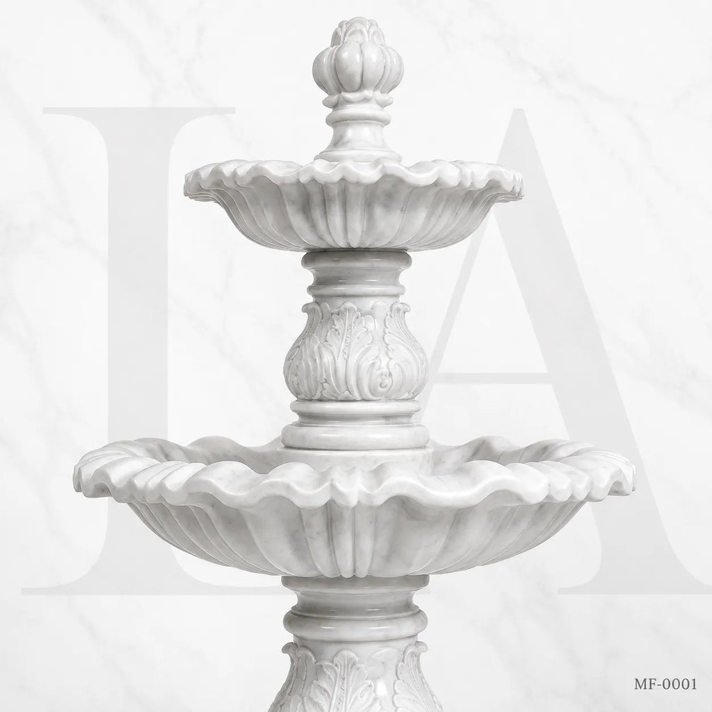 Classical White Marble Garden Fountain
