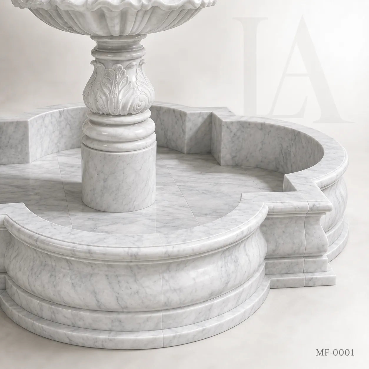 Classical White Marble Garden Fountain