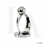 Modern Mirror Polished Stainless Steel Abstract Sculpture
