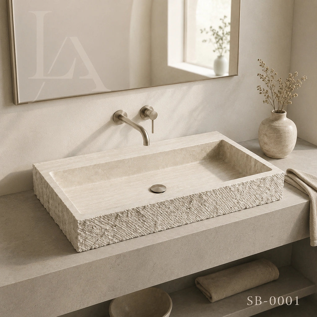 Modern Natural Stone Bathroom Sink Basin
