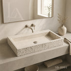 Modern Natural Stone Bathroom Sink Basin