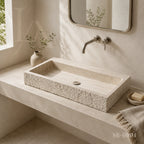 Modern Natural Stone Bathroom Sink Basin