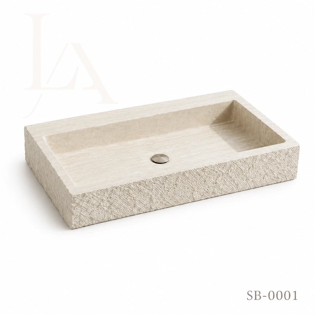 Modern Natural Stone Bathroom Sink Basin
