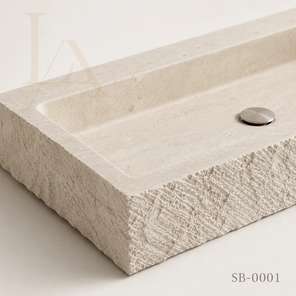 Modern Natural Stone Bathroom Sink Basin