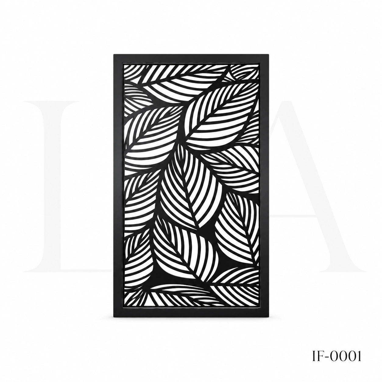 Modern Laser Cut Metal Outdoor Privacy Screen Panel