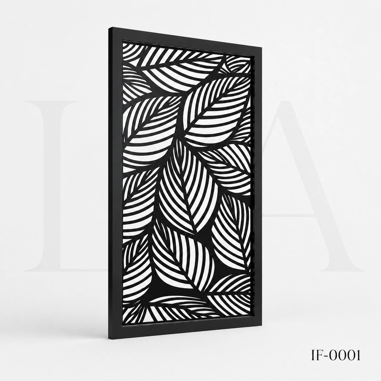 Modern Laser Cut Metal Outdoor Privacy Screen Panel