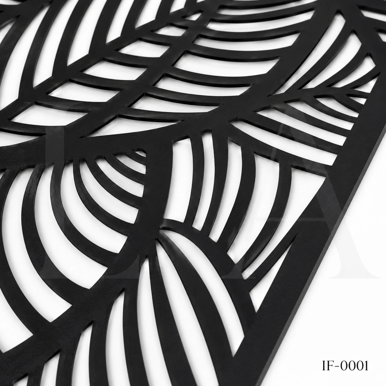 Modern Laser Cut Metal Outdoor Privacy Screen Panel