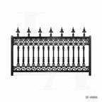 Classic Wrought Iron Ornamental Fence Panel
