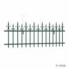 Victorian Spear Top Wrought Iron Fence Panel