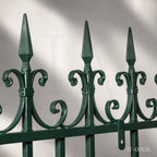 Victorian Spear Top Wrought Iron Fence Panel