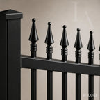 Modern Spear Top Steel Fence Panel