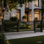 Modern Spear Top Steel Fence Panel