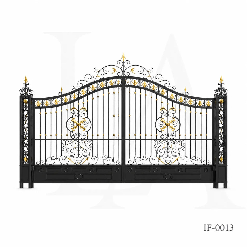 Royal Estate Ornamental Wrought Iron Driveway Gate