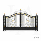Royal Estate Ornamental Wrought Iron Driveway Gate
