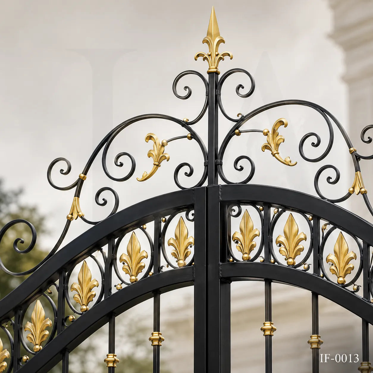 Royal Estate Ornamental Wrought Iron Driveway Gate