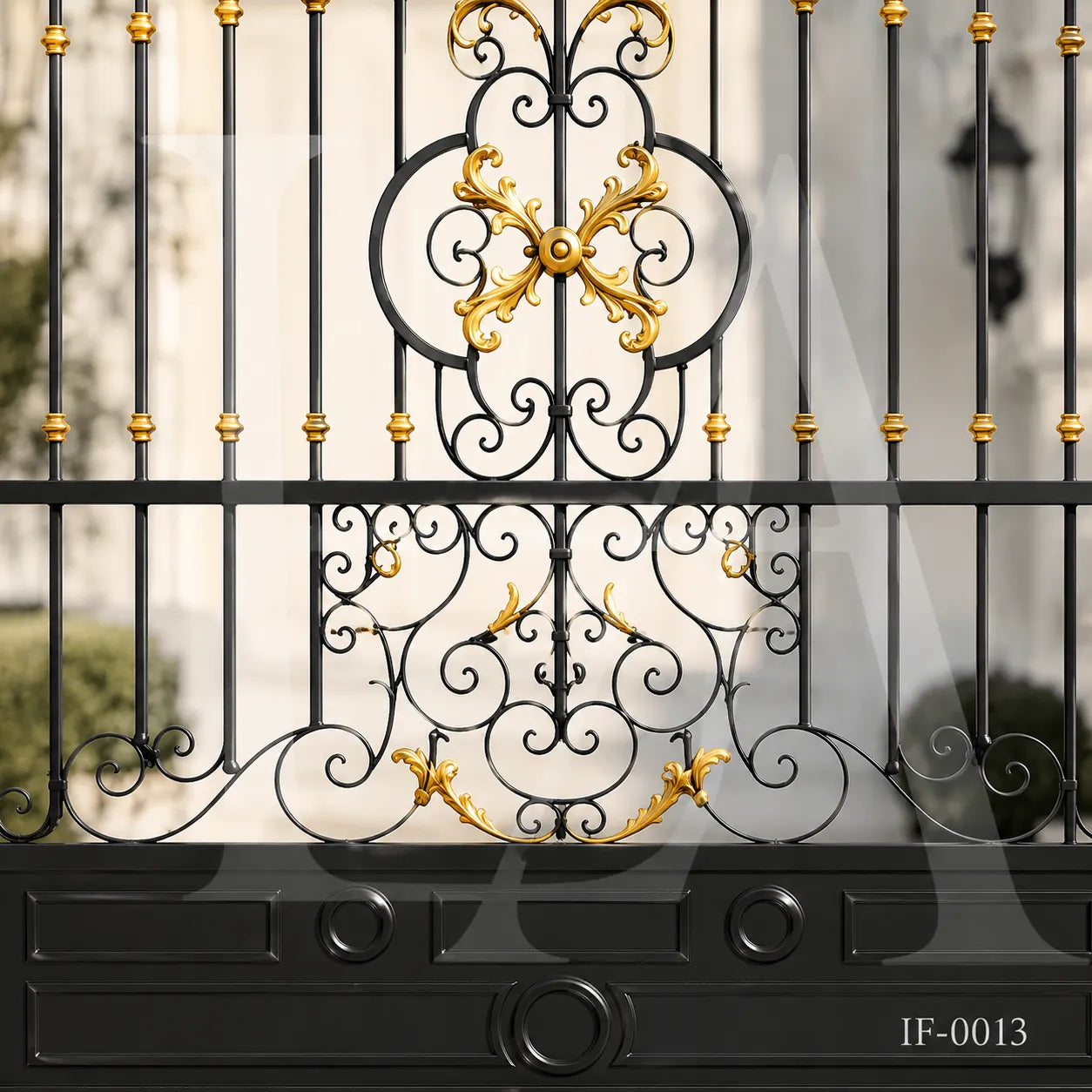 Royal Estate Ornamental Wrought Iron Driveway Gate