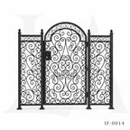 Heritage Scroll Wrought Iron Garden Gate