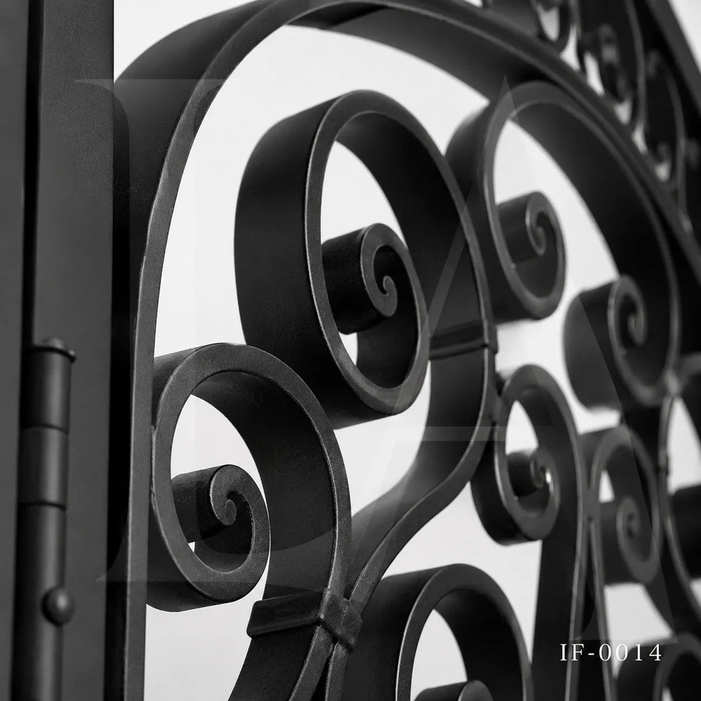 Heritage Scroll Wrought Iron Garden Gate