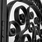 Heritage Scroll Wrought Iron Garden Gate