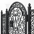 Heritage Scroll Wrought Iron Garden Gate