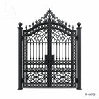 Regency Estate Wrought Iron Entry Gate