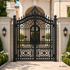 Regency Estate Wrought Iron Entry Gate
