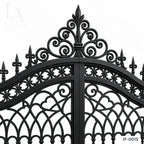 Regency Estate Wrought Iron Entry Gate