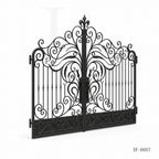 Grand Baroque Wrought Iron Estate Driveway Gate