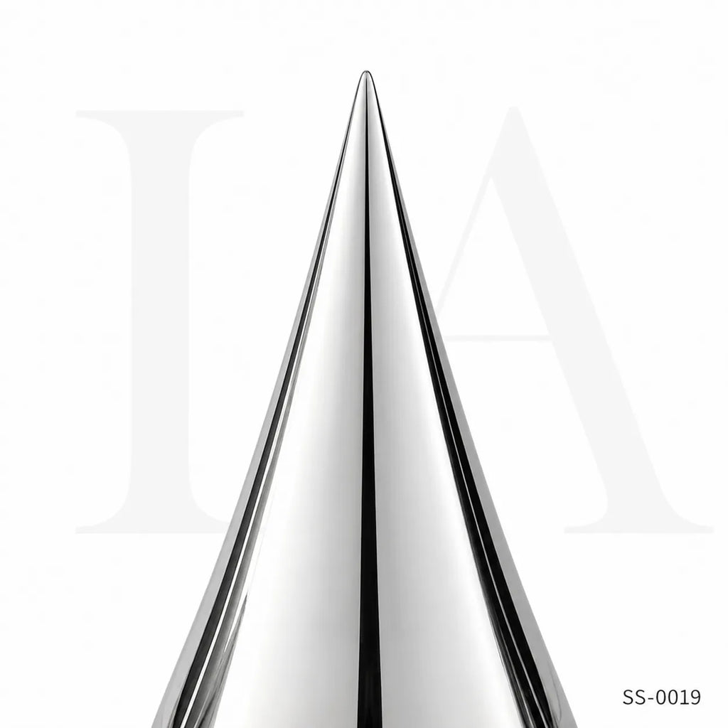 Monumental Mirror Polished Stainless Steel Teardrop Sculpture for Contemporary Public Spaces