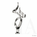 Modern Twisting Ribbon Stainless Steel Garden Sculpture | SS-0024