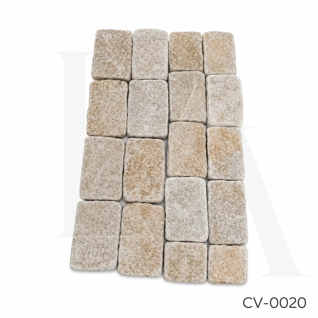 Tumbled Granite Cobblestone Pavers for Driveways, Walkways & Garden Landscaping