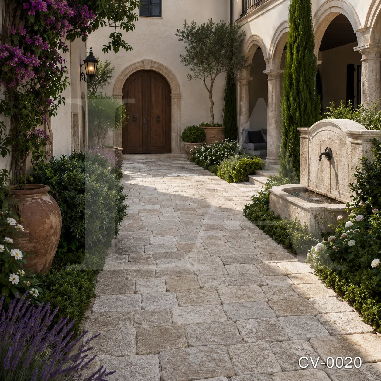 Tumbled Granite Cobblestone Pavers for Driveways, Walkways & Garden Landscaping