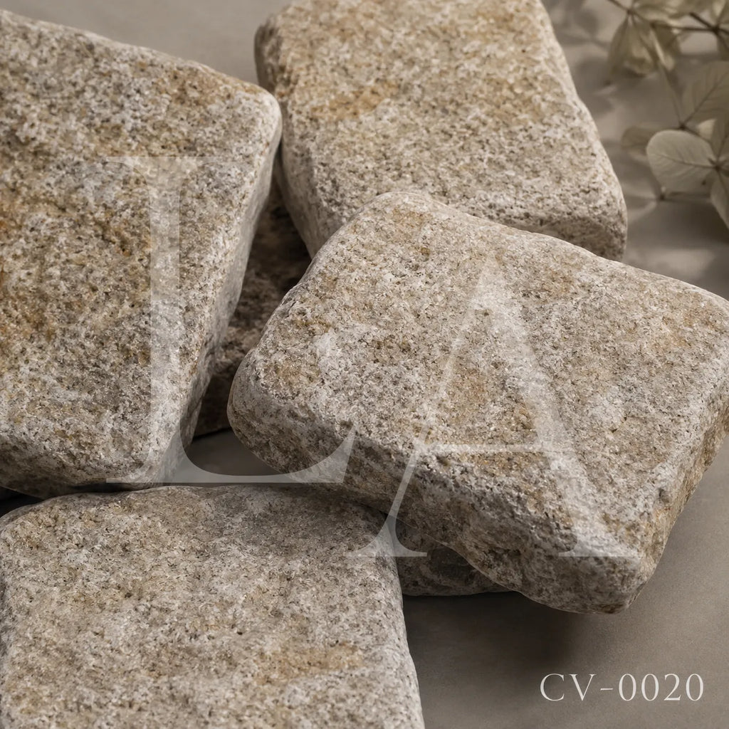 Tumbled Granite Cobblestone Pavers for Driveways, Walkways & Garden Landscaping