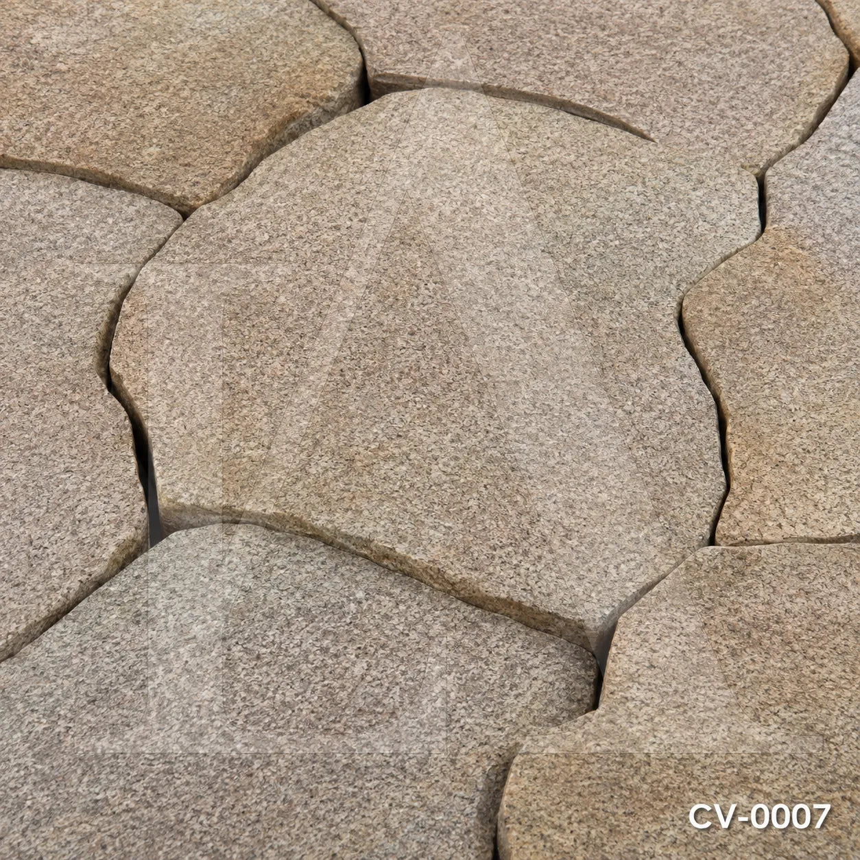 Natural Yellow Granite Crazy Paving Stones for Luxury Garden Landscapes