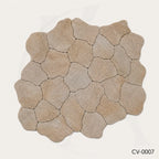 Natural Yellow Granite Crazy Paving Stones for Luxury Garden Landscapes