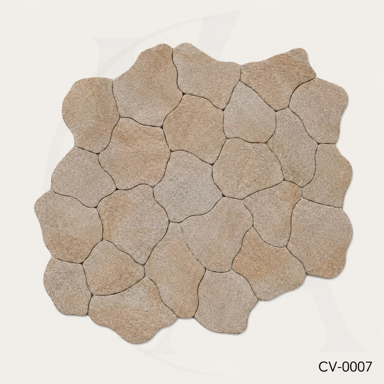 Natural Yellow Granite Crazy Paving Stones for Luxury Garden Landscapes