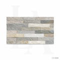 Natural Multi-Color Quartzite Stacked Stone Wall Panels